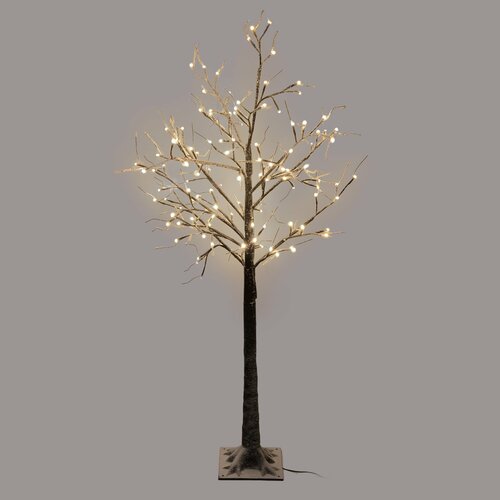 Anna's Collection berkenboom bruin LED - h160cm