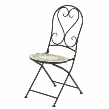 Athens stoel staal l39b50h93cm zwrt