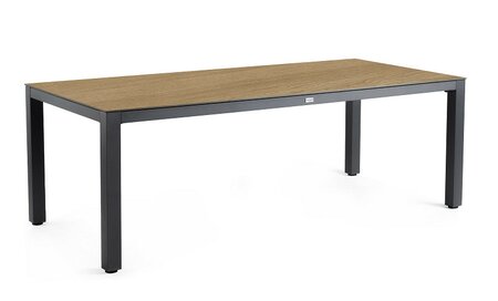 Briga Dining Table Trespa Bergamo 240 x 100 cm Charcoal