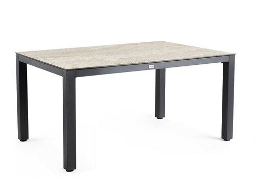 Briga Dining Table Trespa Travertin 180 x 100 cm Charcoal