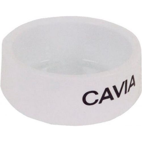 Cavia eetbak steen wit 12cm