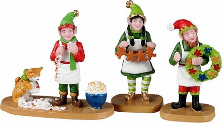 CRAFTY ELVES, SET OF 3