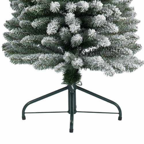 Everlands kunstkerstboom Pencil pine snowy groen/wit - h120cm - afbeelding 3