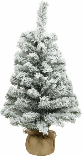 Everlands mini kerstboom Imperial met sneeuw - d41cm h75cm