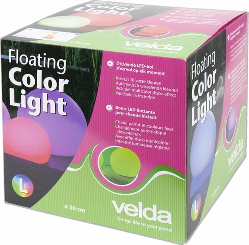 VELDA Floating color light l (30cm) - afbeelding 1