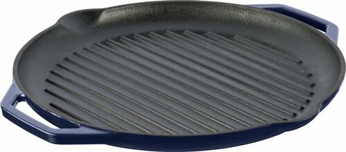 Geëmailleerde gietijzeren grillpan - blauw