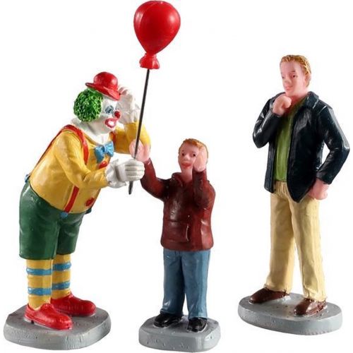 Lemax Friendly Clown, Set Of 3