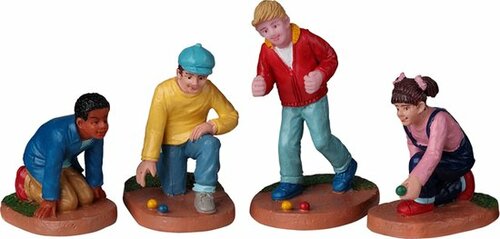 MARBLES CHAMP, SET OF 4