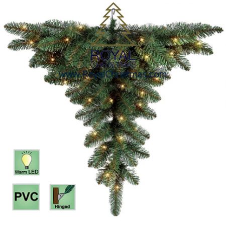 Royal Christmas hangende kerstboom Upside Down LED - 120cm