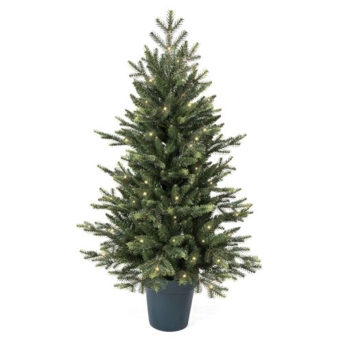Royal Christmas kunstkerstboom in pot LED - 105cm