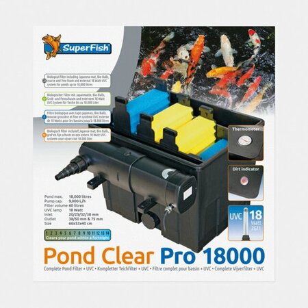 SUPERFISH Sf pondclear pro 18000 uvc-18w - afbeelding 1