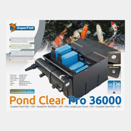 SUPERFISH Sf pondclear pro 36000 uvc-36w