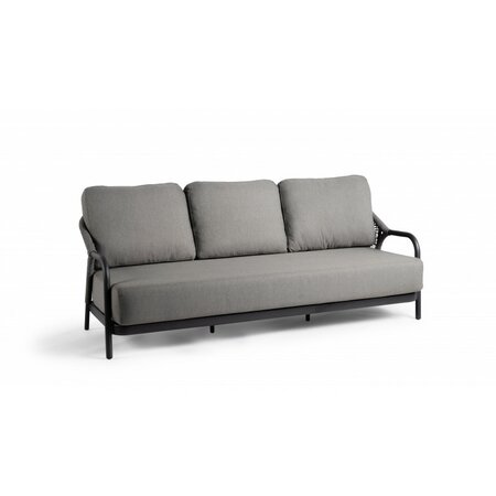 Tierra Outdoor Fiona Lounge 3-seater - Charoal