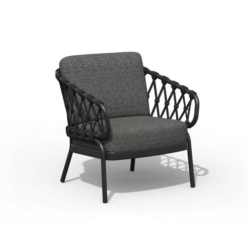 Tierra Outdoor Natal Low Dining Chair - Zwart - afbeelding 1