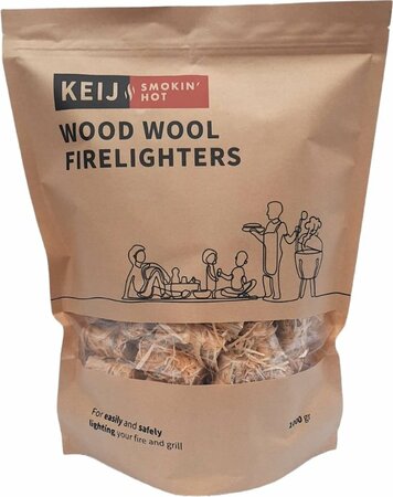 Wood Wool Firelighters - 1000 gram